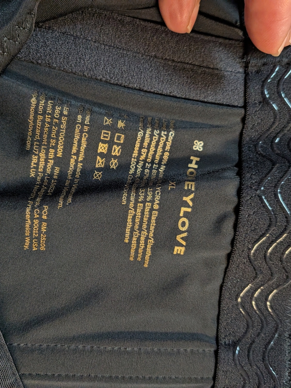 Honeylove High-Waist Shaping Shorts in Black - Picture 6 of 11